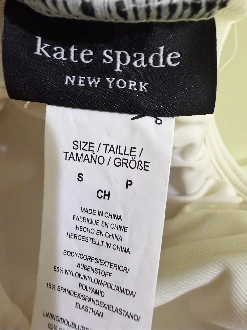 Kate Spade New York One Shoulder Rosette One NWT Size Small